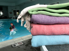 Load image into Gallery viewer, Stylish, Fast Drying Cotton Turkish Towel