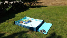 Load image into Gallery viewer, Frulu Blanket - Anchored, Water Resistant, Made in the USA - FruluWaterproofblanketwithsides 
