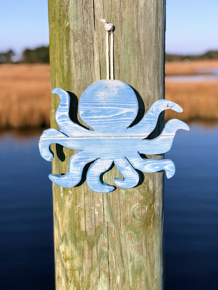 Wooden Octopus Hanging Decoration - FruluWaterproofblanketwithsides 